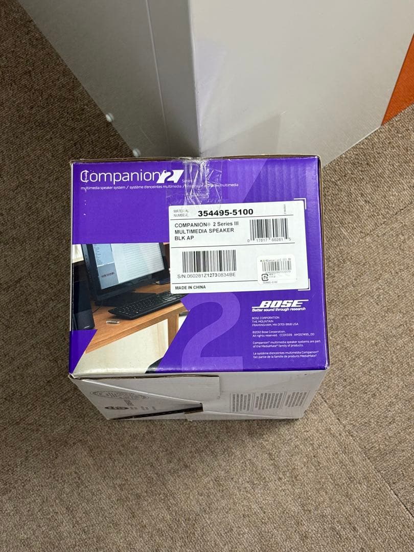 【新品未使用】BOSE スピーカー Companion2 series Ⅲ 純正