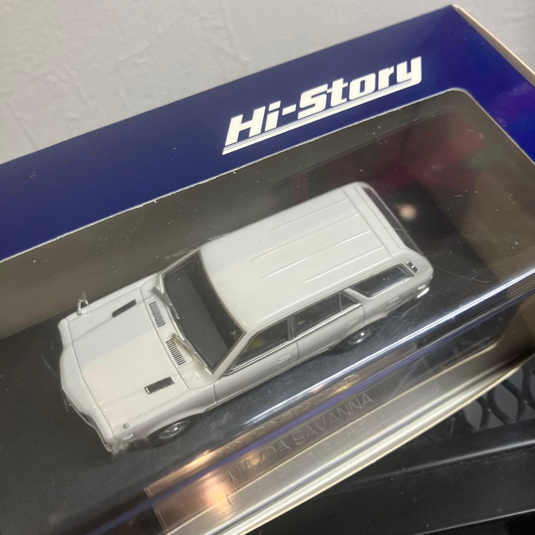 ハイストーリー マツダ サバンナ 1972 スポーツワゴン ミニカー 1/43