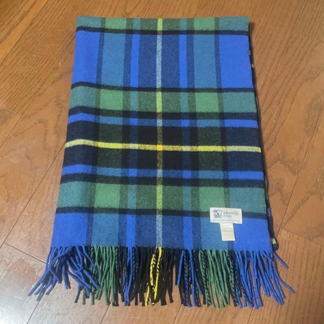 美品】ジョンストンズ 大判カシミヤストール エストネーション別注