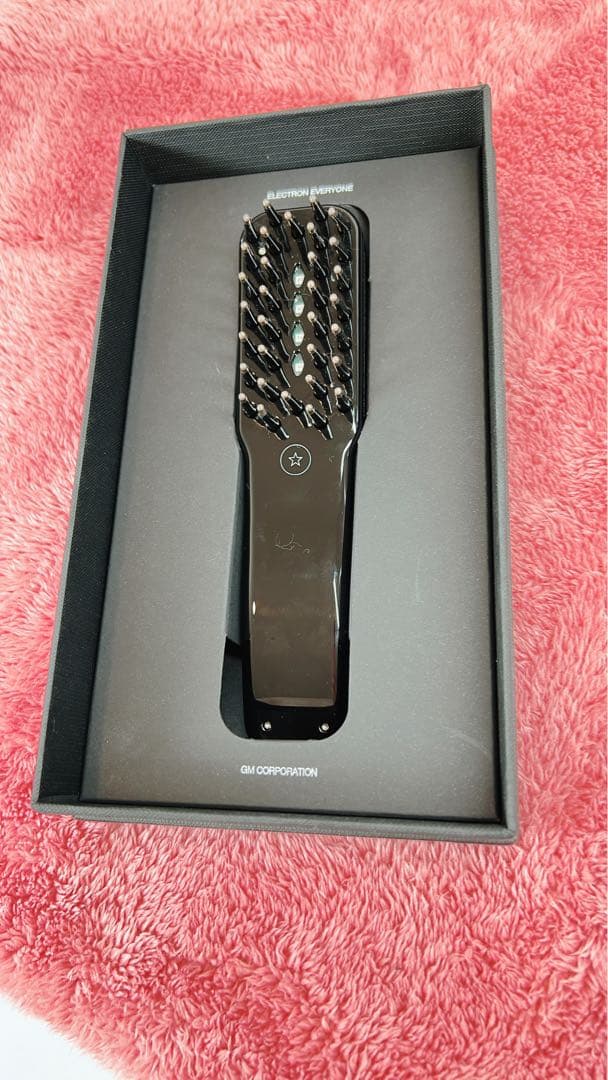 【美品】電気バリブラシ エレクトロン 美顔器 エレクトリックバリブラシ ブラック