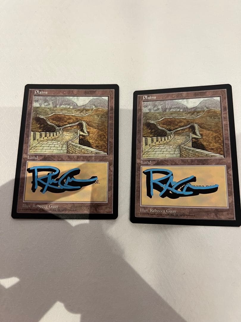 mtg APAC3平地/Plains Rebecca Guay 2枚セット mtg APAC3平地/Plains Rebecca Guay 2枚セット