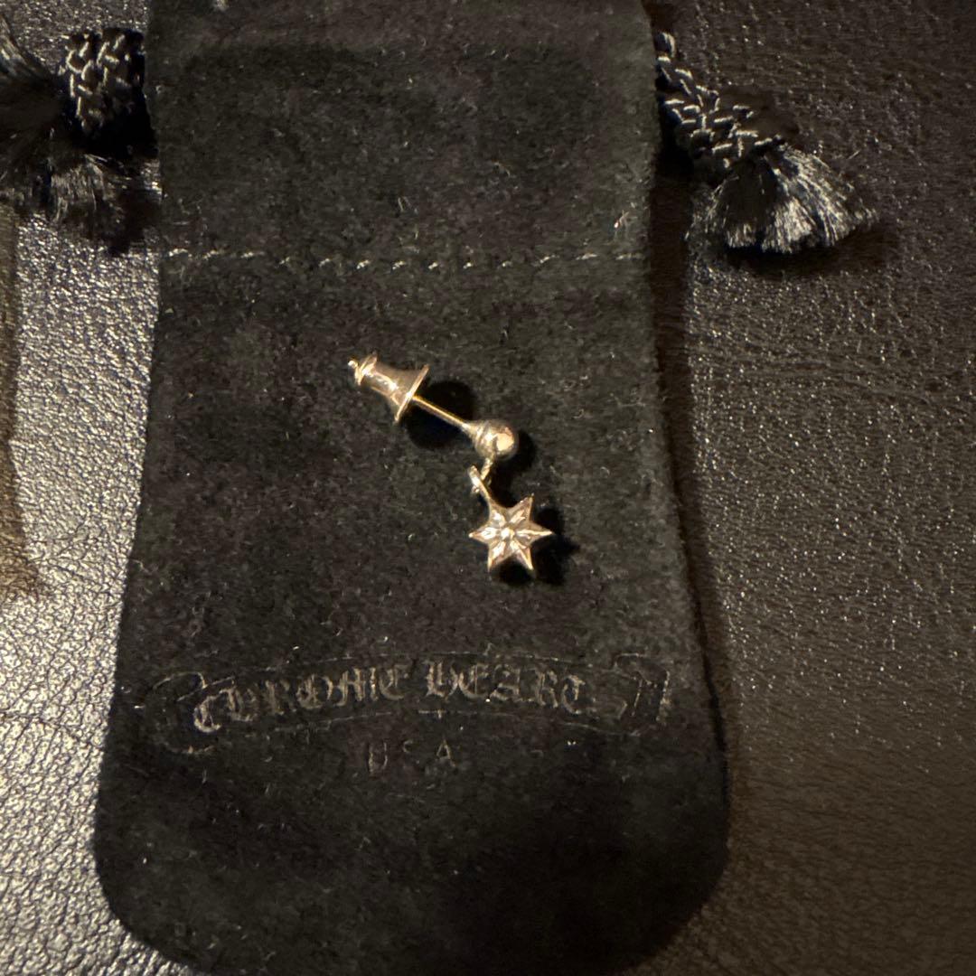 クロムハーツ　片耳　シルバー 楽天市場】【ギフト品質】クロムハーツ 片耳 ピアス クロスボール