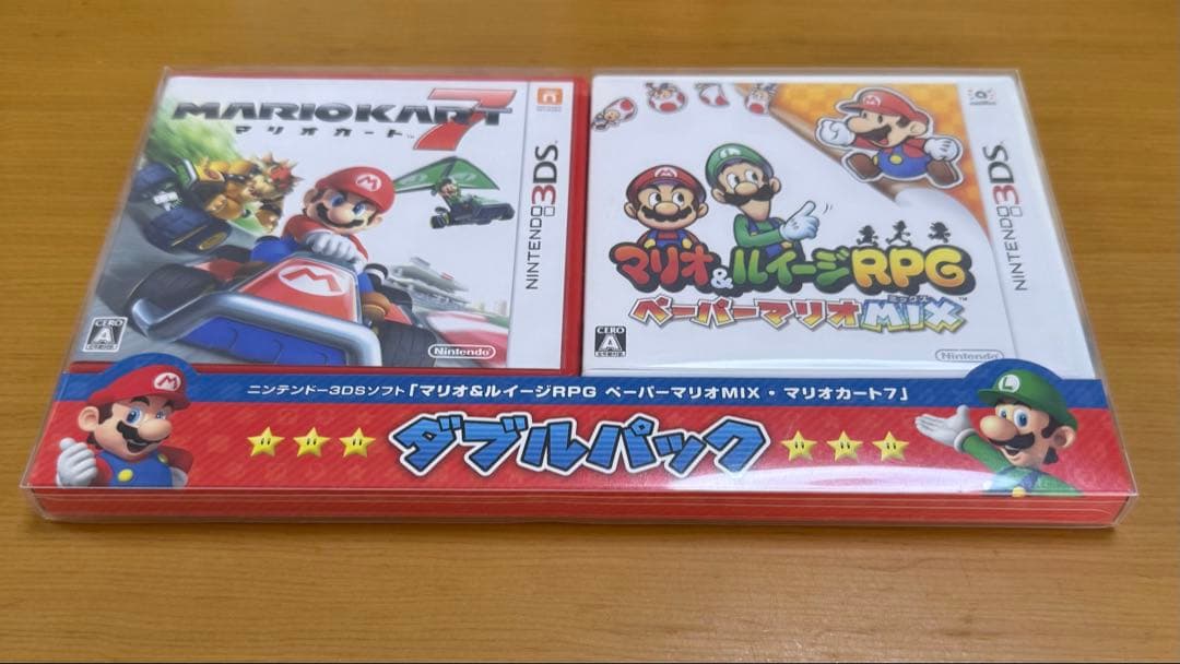 『マリオ&ルイージRPG ペーパーマリオMIX・マリオカート7』 ダブルパック Amazon | 『マリオ&ルイージRPG ペーパーマリオMIX・マリオカート7