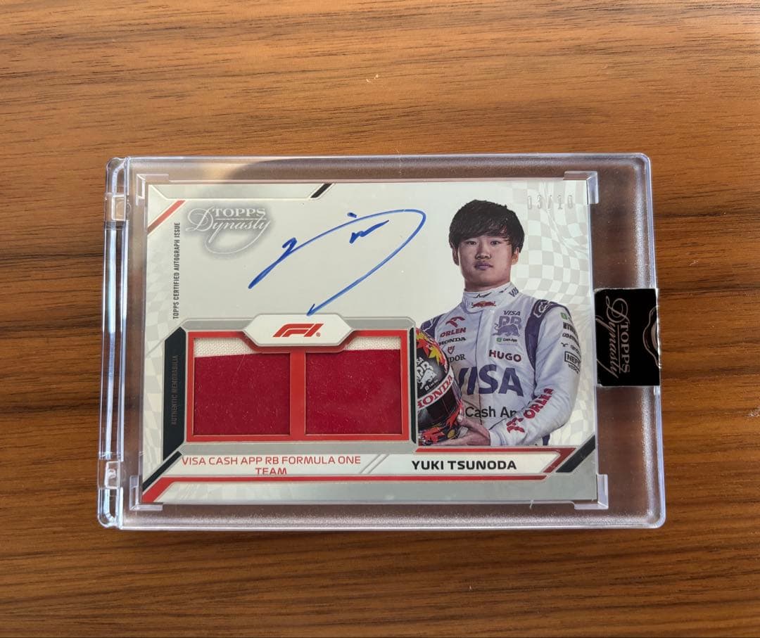 Topps Formula 1 F1 角田裕毅 サイン レリック オート - メルカリ