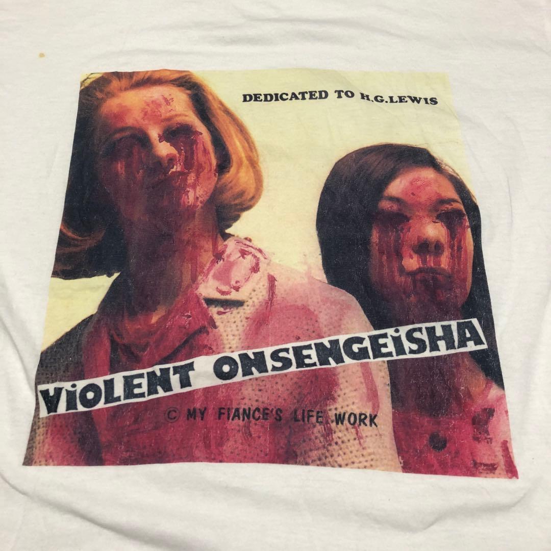 暴力温泉芸者 90sヴィンテージTシャツ Violent Onsengeisha - メルカリ