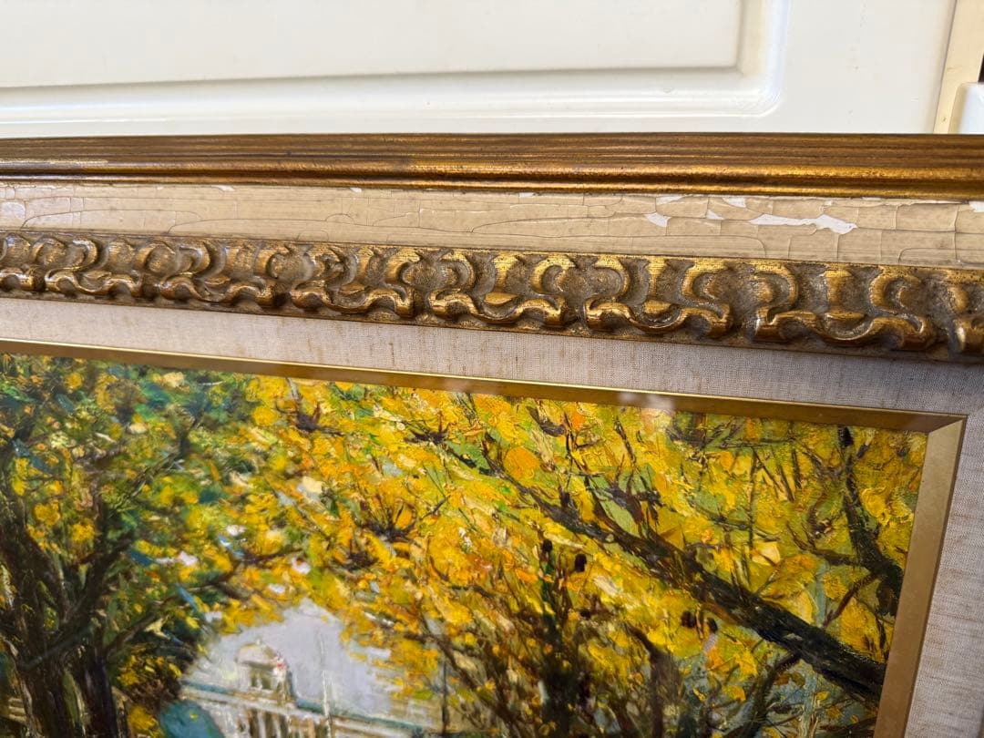 83.「神宮外苑」髙橋一善 油絵