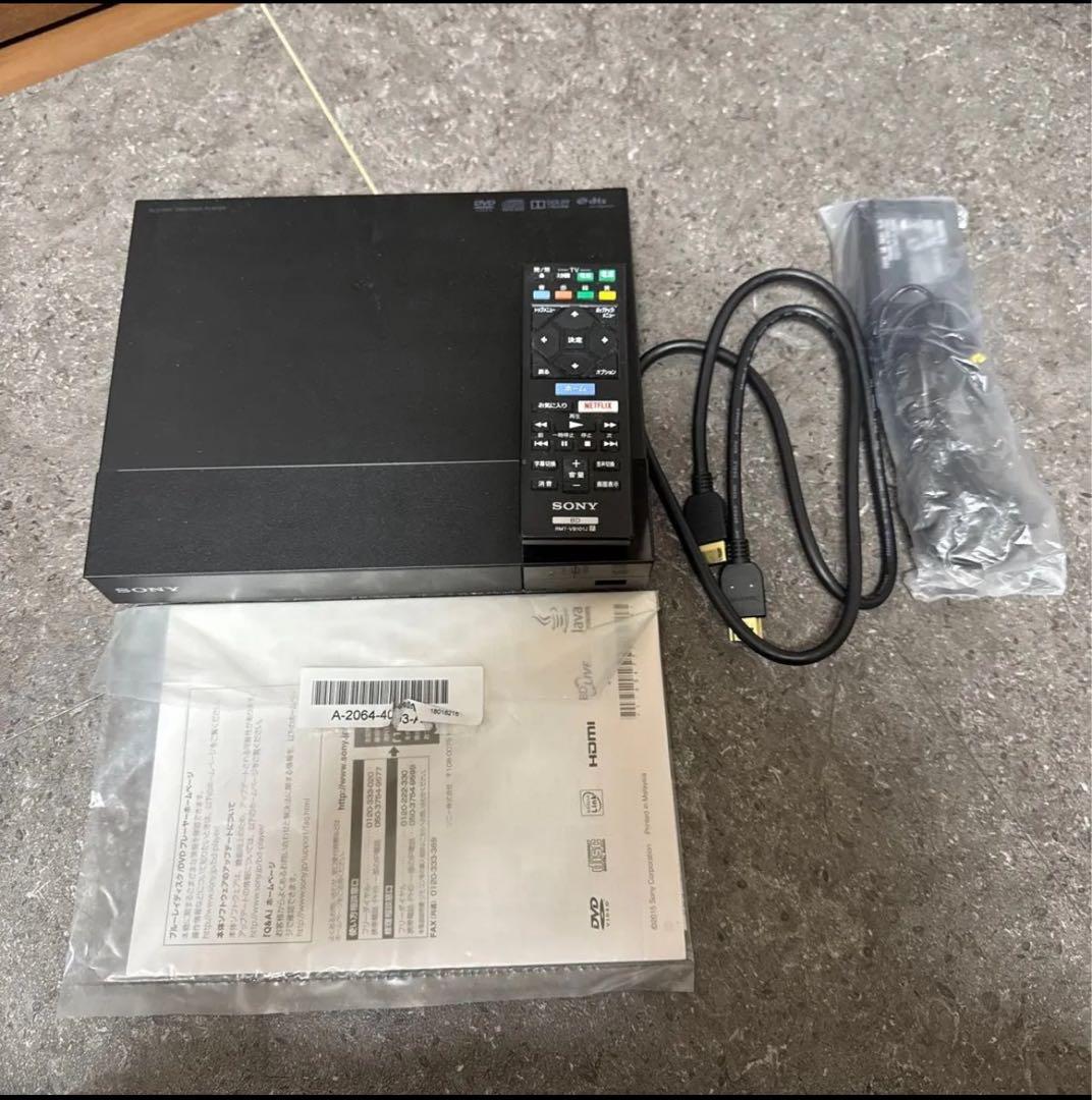 SONY ソニー ブルーレイプレーヤー/DVDプレーヤー　BDP-S1500
