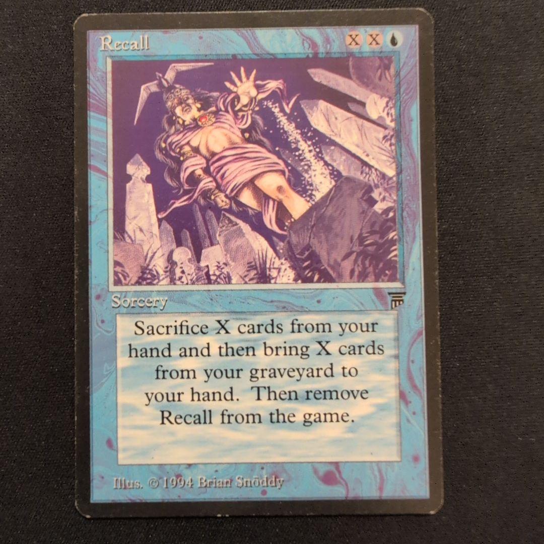 MTG Recall/回想 LEG 英語版 MTG Recall/回想 LEG 英語版 MTG Recall/回想 LEG 英語版 MTG Recall