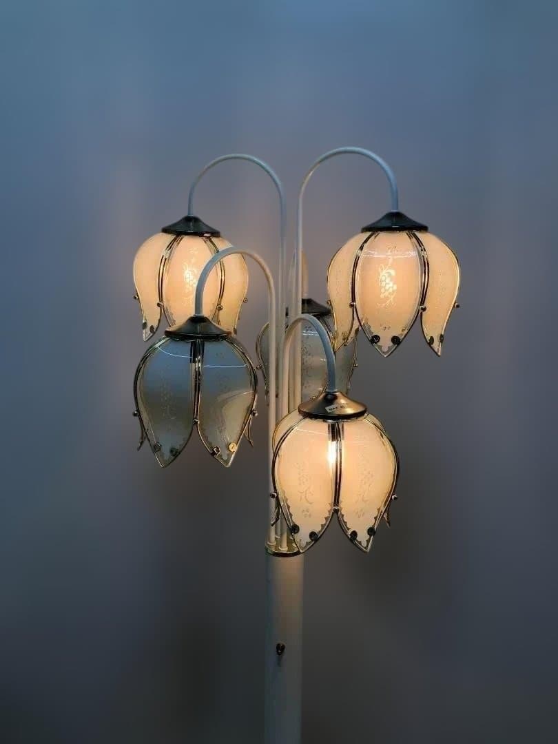 送料無料 フロアスタンドライト 5灯 昭和レトロ ヨーロピアン 251229