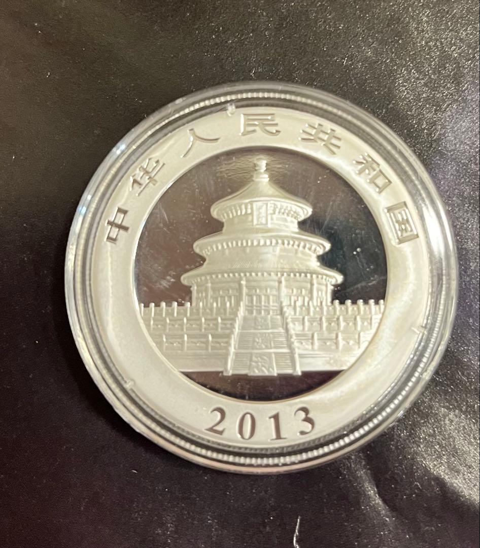 パンダ 天壇 1オンス 銀貨 2013年 - メルカリ