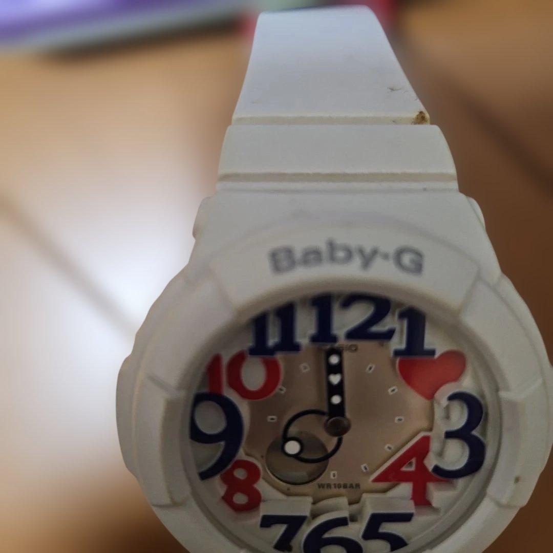 Baby-G ホワイト ショックレジスト 腕時計 - メルカリ