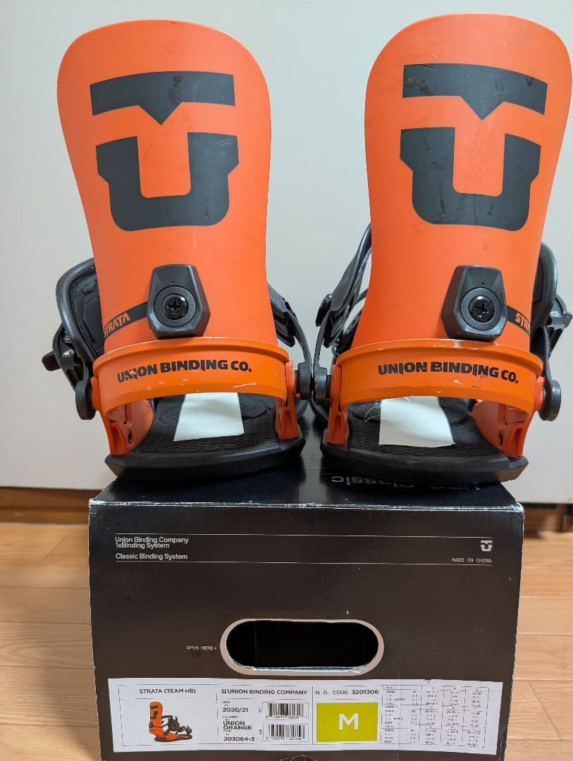 UNION ストラータ　STRATA-21 Mサイズ ユニオン(UNION) スノーボード ビンディング ストラータ STRATA 【国内