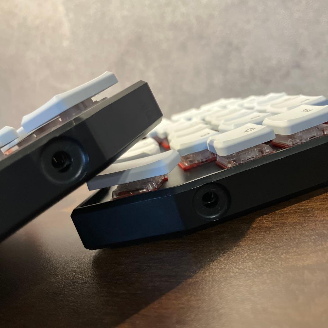 【完成品】Corne V4 Chocolate 分割キーボード ロープロファイル