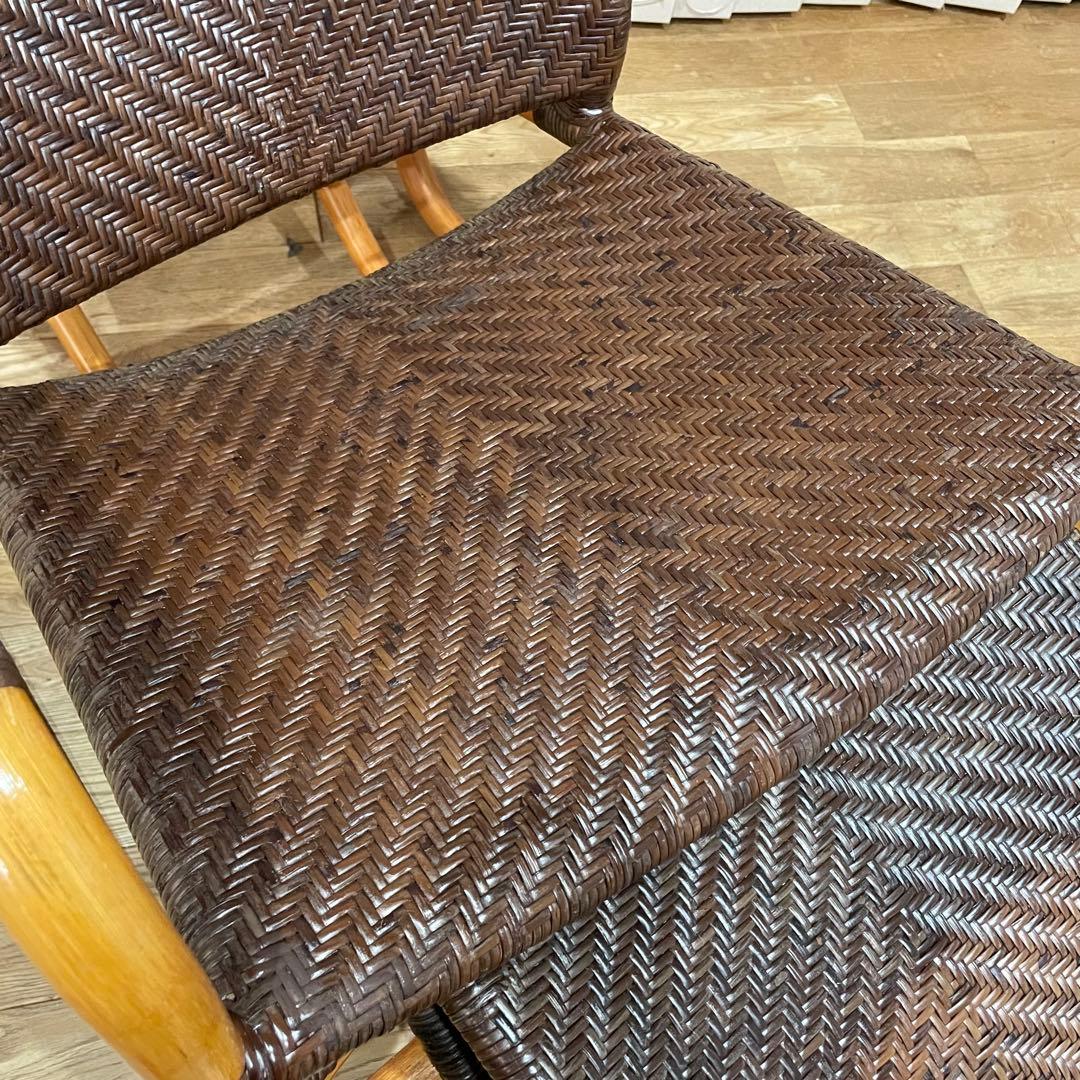 希少】ヤマカワラタン レストチェア アームチェア ラウンジチェア