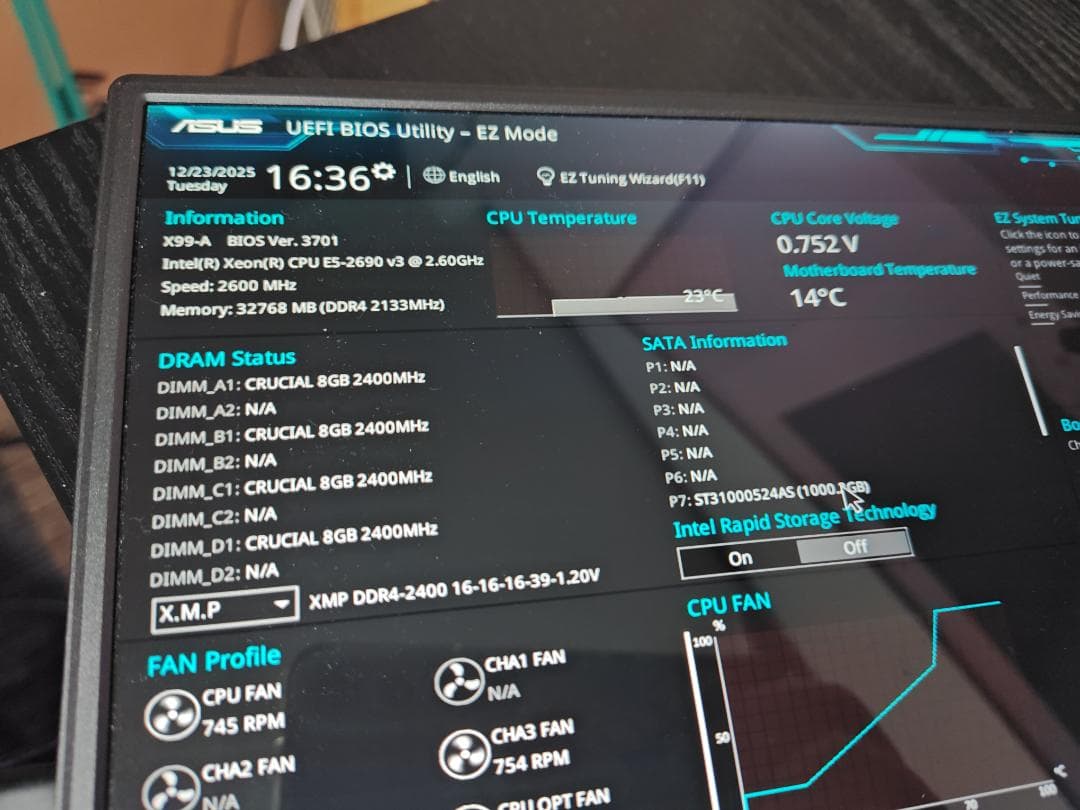 XEON E5 2690V3 + ASUS X99-A + メモリー　セット
