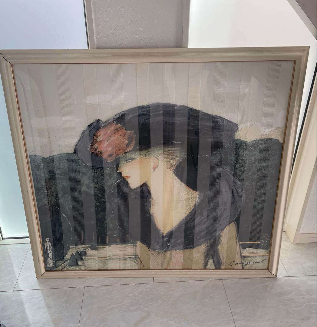 カシニョール　スカーフ　アンティーク　貴重 有名画家 今や世界的人気画家となったカシニョール - アート・絵画の販売、買取