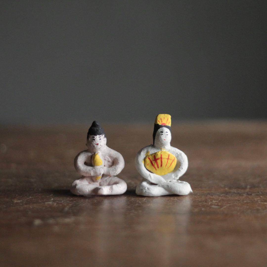 住吉人形 裸雛 古作 郷土人形 土人形 民芸 古道具 アンティーク オブジェ 住吉人形『裸雛・大』 | 象々の郷土玩具