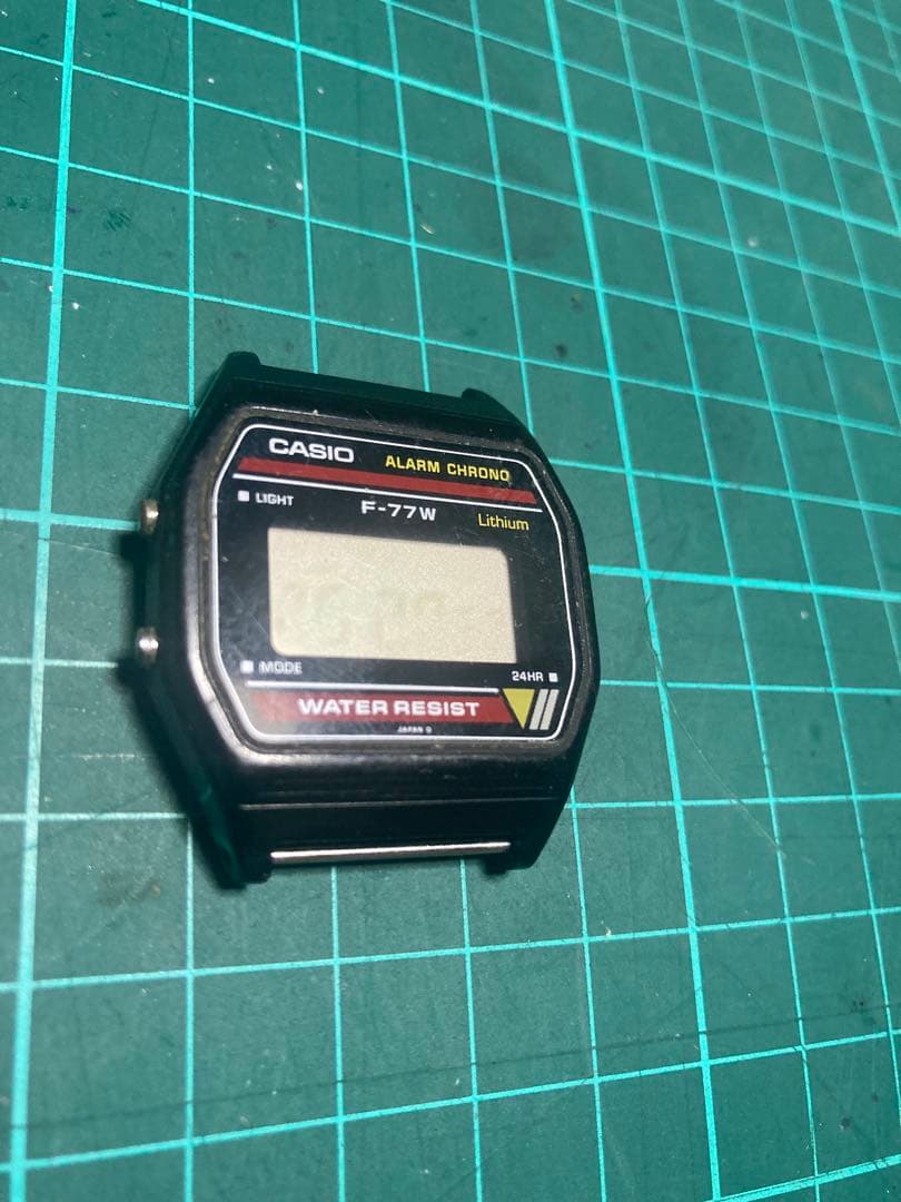 a*w様 CASIO F-77W デジタル腕時計　ビンテージ CASIO F-77W 1986年 #CASIO #vintagecasio