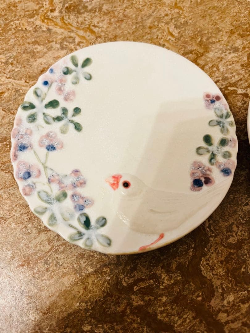 うつわやみたす 小鳥の豆皿 2枚セット