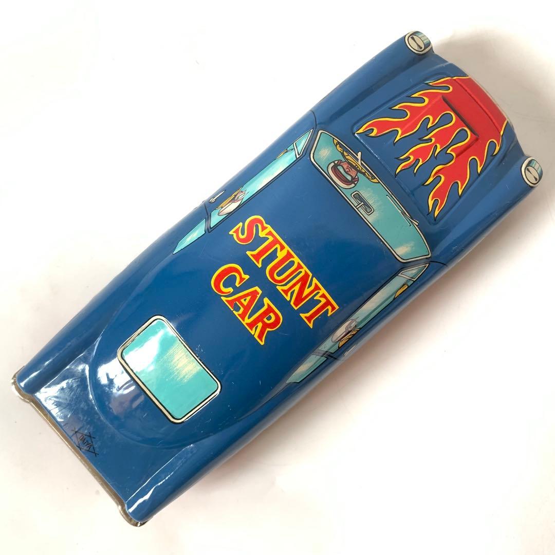 DAIYA 寺井商店 ブリキ ミニカー メカニカル ターンオーバー スタント