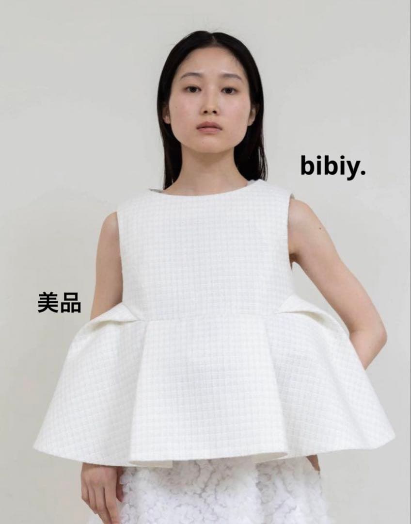 bibiy KATHERYNTWEEDTOP ホワイト - メルカリ