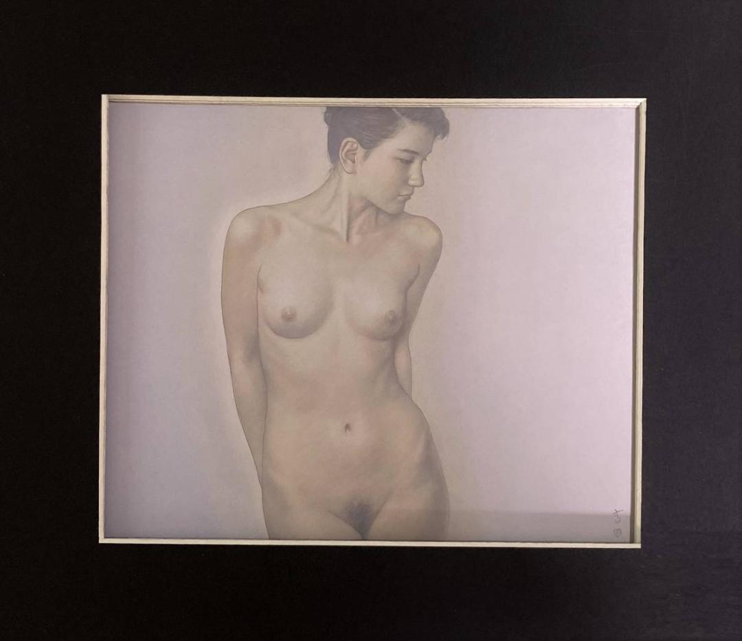 高塚省吾、【月はその位置にとどまって】、希少な額装用画集画、新品高級額