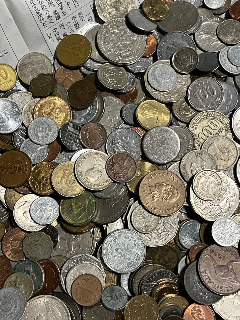 6.0kg 外国 硬貨 古銭 貨幣 まとめて 大量 アメリカ イギリス