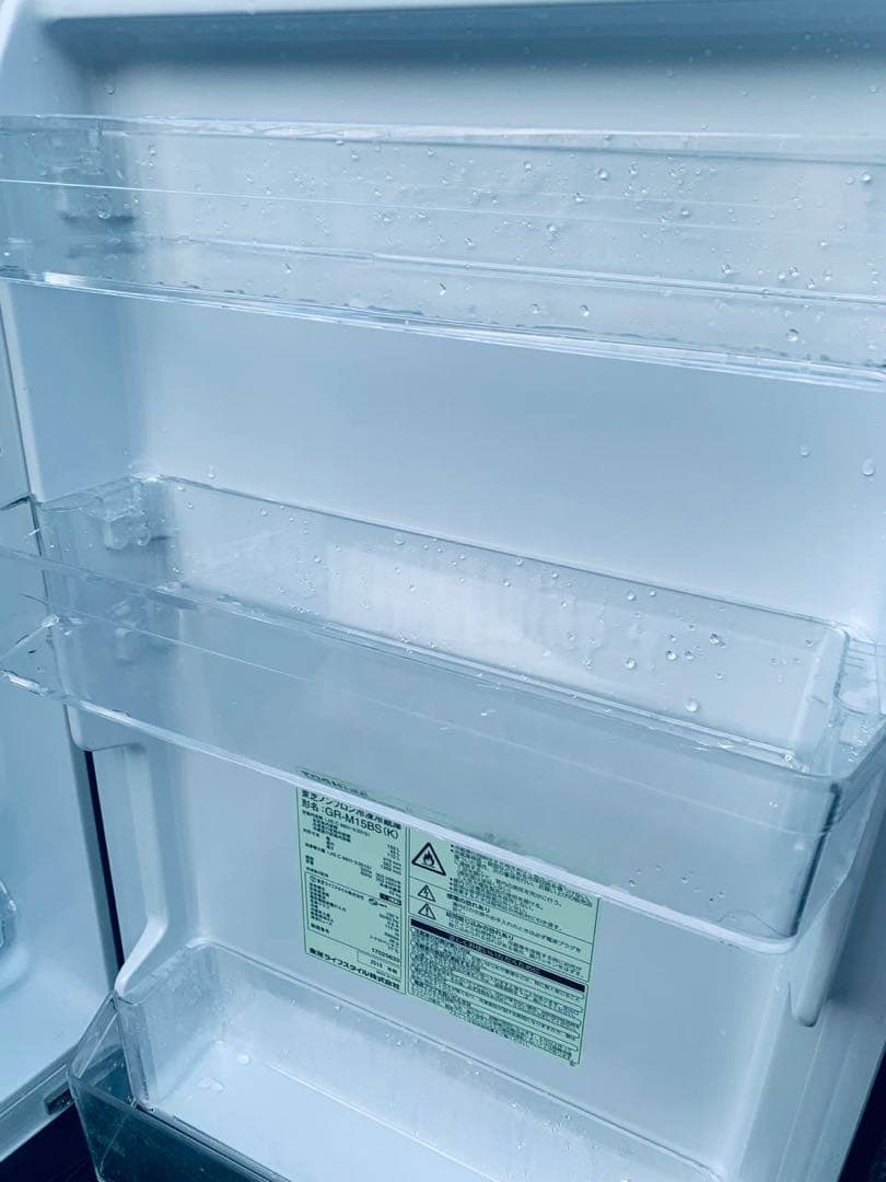 ♦TOSHIBA ノンフロン冷蔵庫【2018年製】GR-M15BS