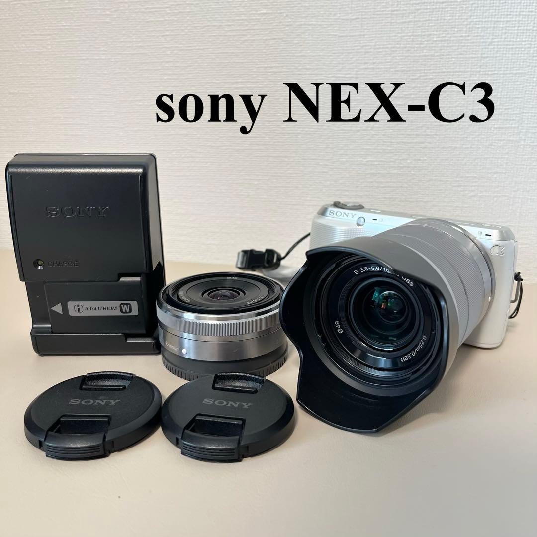 Sony NEX-C3 ミラーレス一眼　カメラ　ホワイト