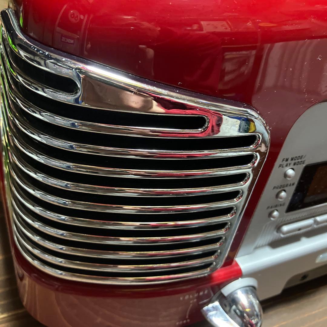 TEAC SL-D930 CDプレーヤーラジオ　赤　レトロタイプ