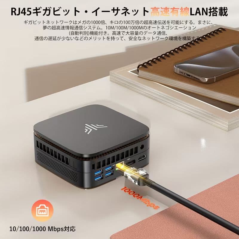 【新品未使用】NiPoGi ミニPC AMD Ryzen 4300U