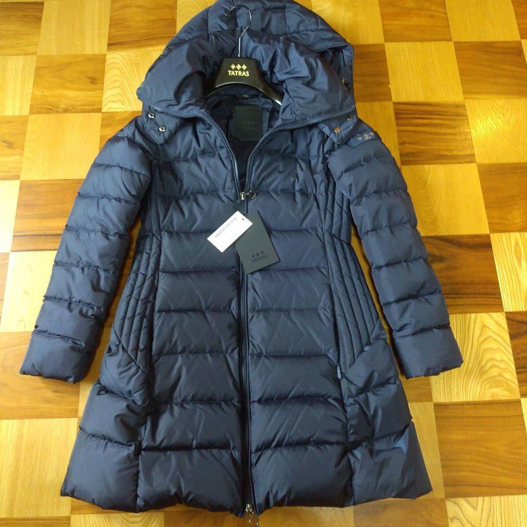 【新品未使用】TATRAS ポリテアマ　 ダウンジャケット　ネイビー 極美品 タトラス ポリテアマ POLITEAMA ダウンコート ネイビー 02