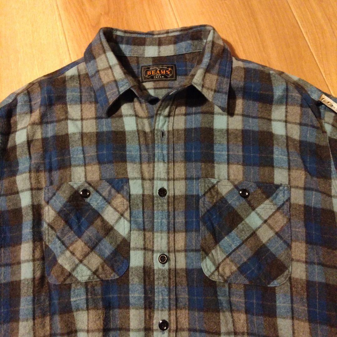 限定価格 ssz✖️BEAMS PLUS チェックネルシャツ M 美品