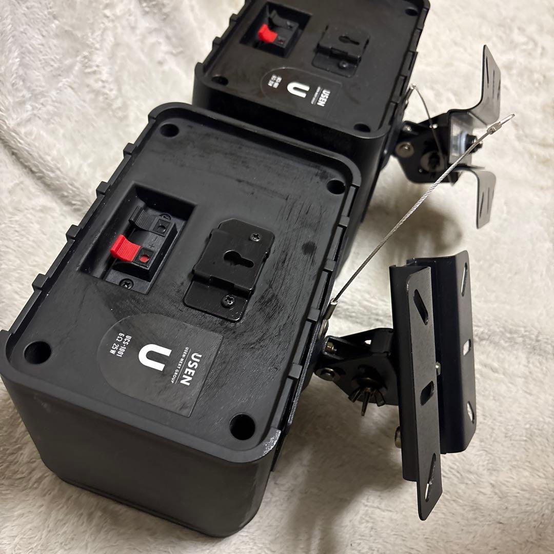 U スピーカー 2個セット 壁掛け用ブラケット付き