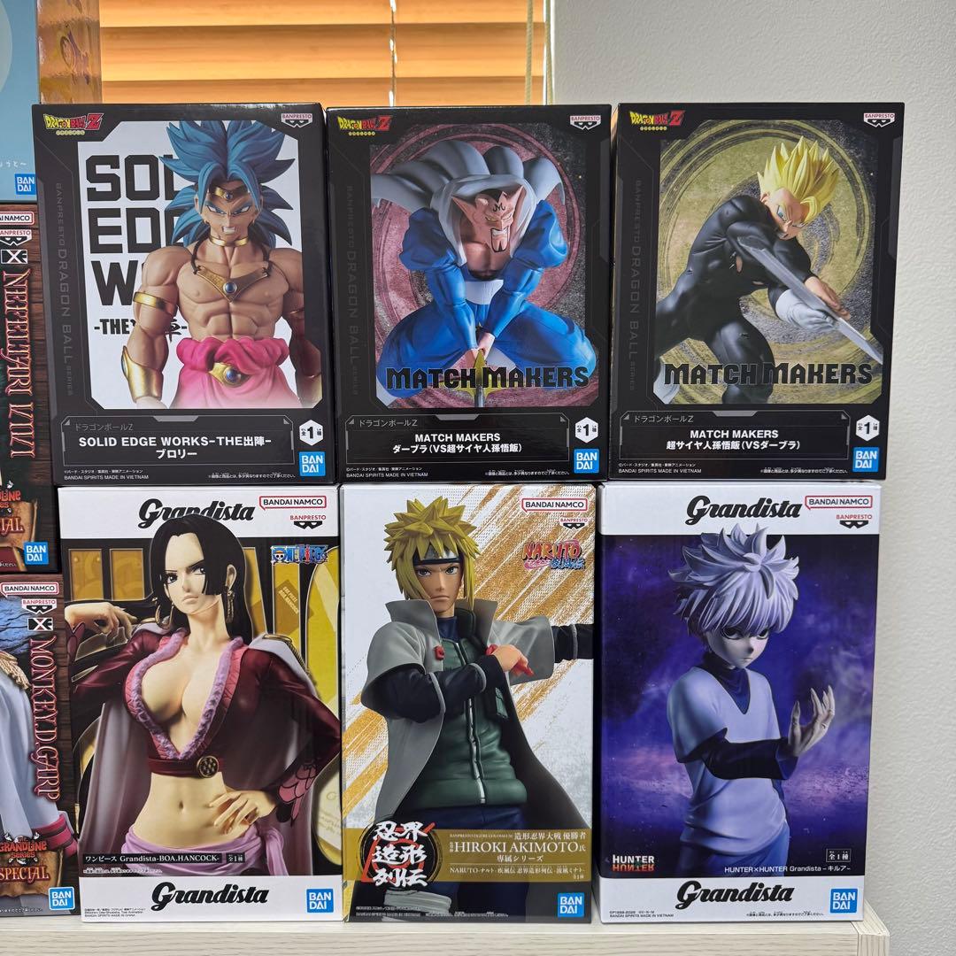 ワンピ/ヒロアカ/DB/H×H/ナルト プライズフィギュア12体まとめ売り