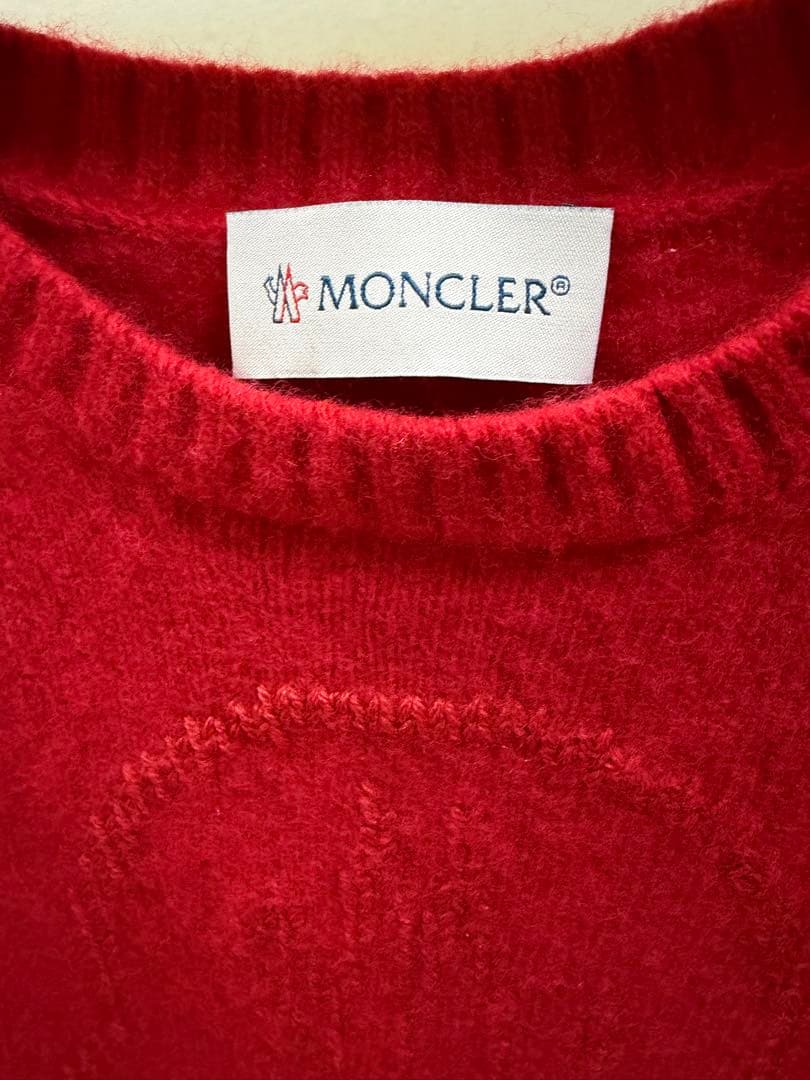 MONCLER モンクレール ロゴ刺繍 ニットワンピース 120cm 価格