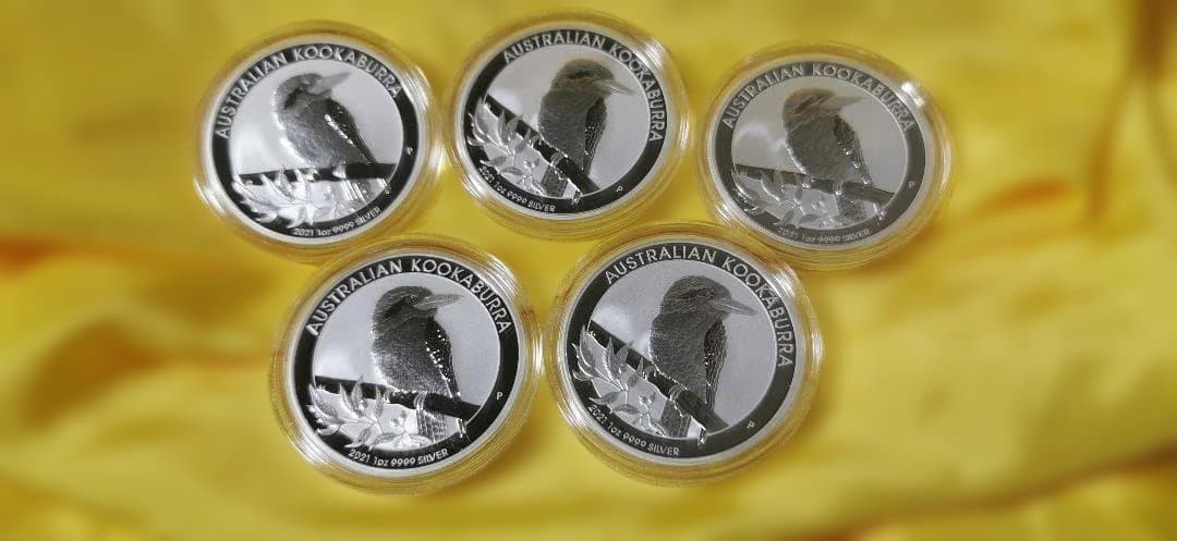 チ*イ様 2021年☆クッカバラ☆カワセミ純銀貨☆1オンス☆新品未使用品☆五枚セ 楽天市場】即納・追跡可 2021 1キロ オーストラリア クッカバラ