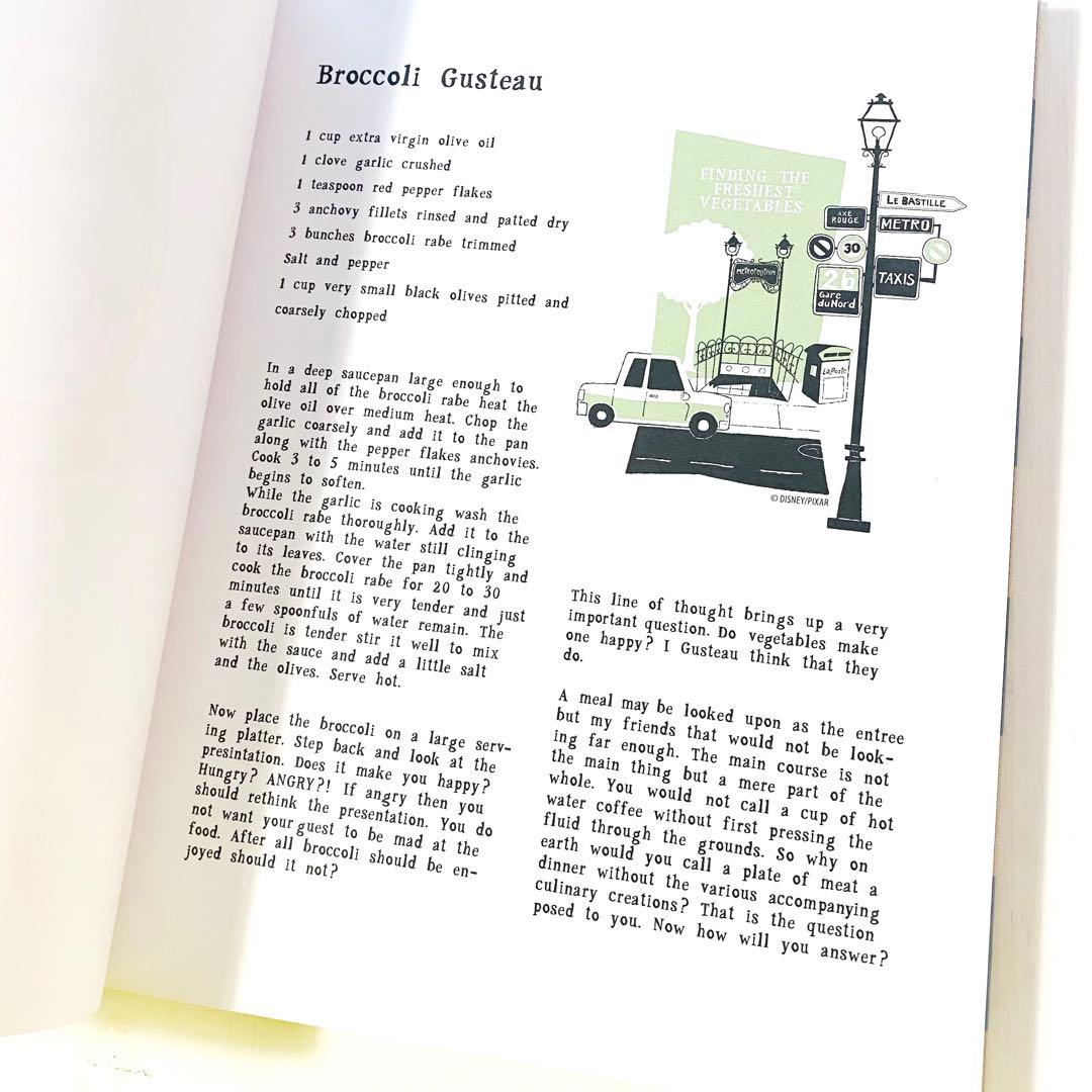 新品 WDW レミーのおいしいレストラン グストーのレシピ本 ノート