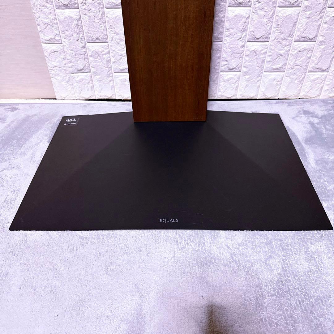 【極美品】WALL 壁寄せ テレビスタンド V3 ロータイプ ブラック ウッド