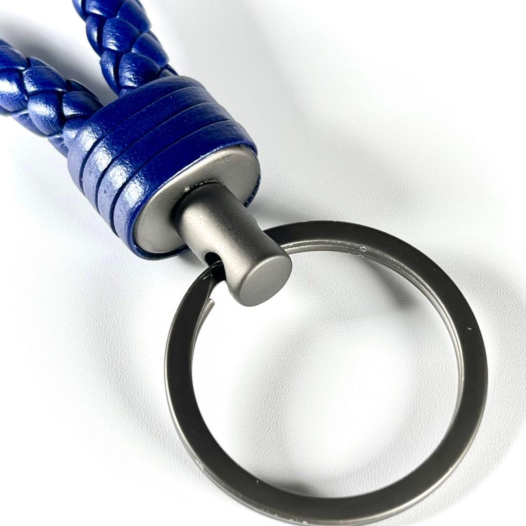 【極美品】BOTTEGA VENETA イントレチャート　キーリング　ストラップ