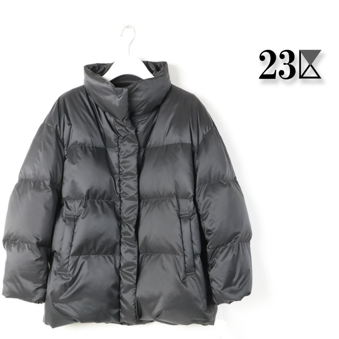 887 新品 訳23区 シレータフタ ハイネック ショート ダウンコート 32 Oggi掲載】シレータフタ ハイネック ショート ダウンコート