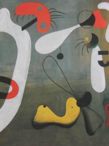 J・ミロ、絵画E、希少画集より、新品額・額装付 - メルカリ