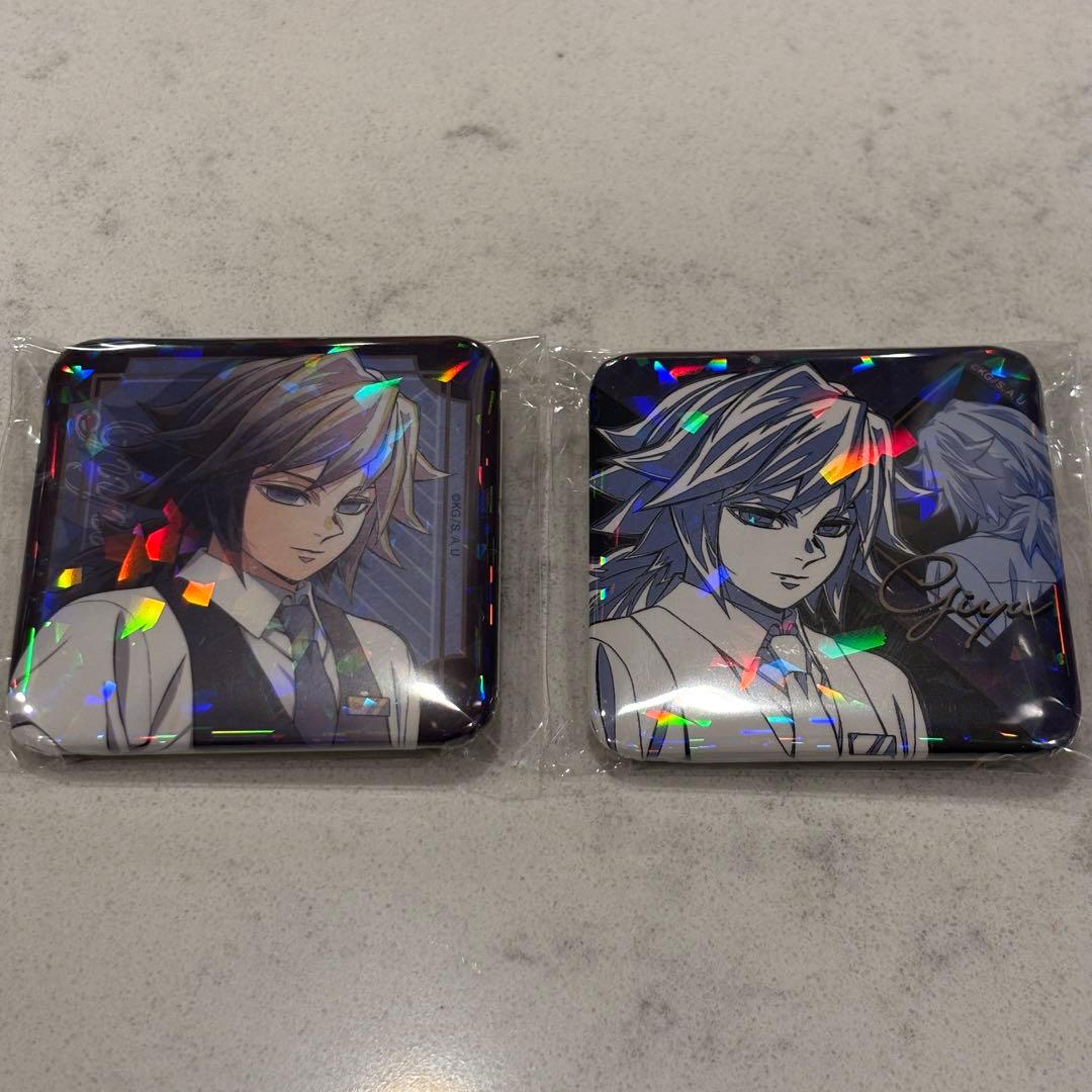 コレクションロト 冨岡義勇 缶バッジ 2個セット - メルカリ