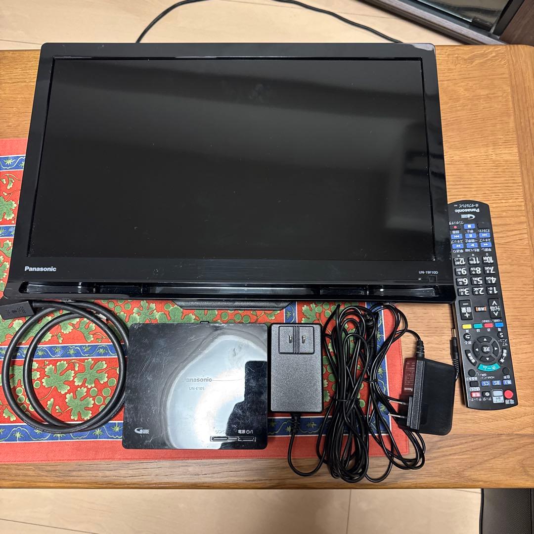 Panasonic プライベートビエラ UN-19CF10D 19型 動作確認済 - メルカリ