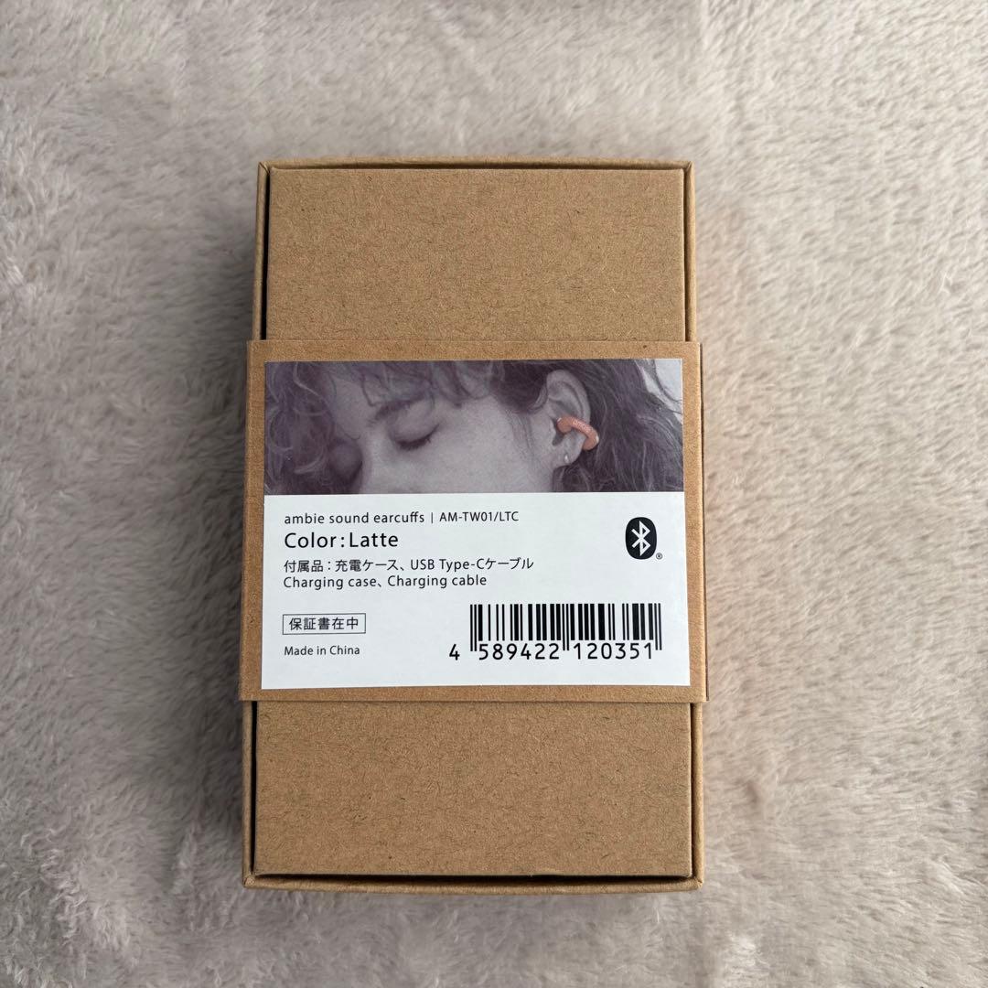 ambie ワイヤレスイヤホン AM-TW01LTC Latte - メルカリ