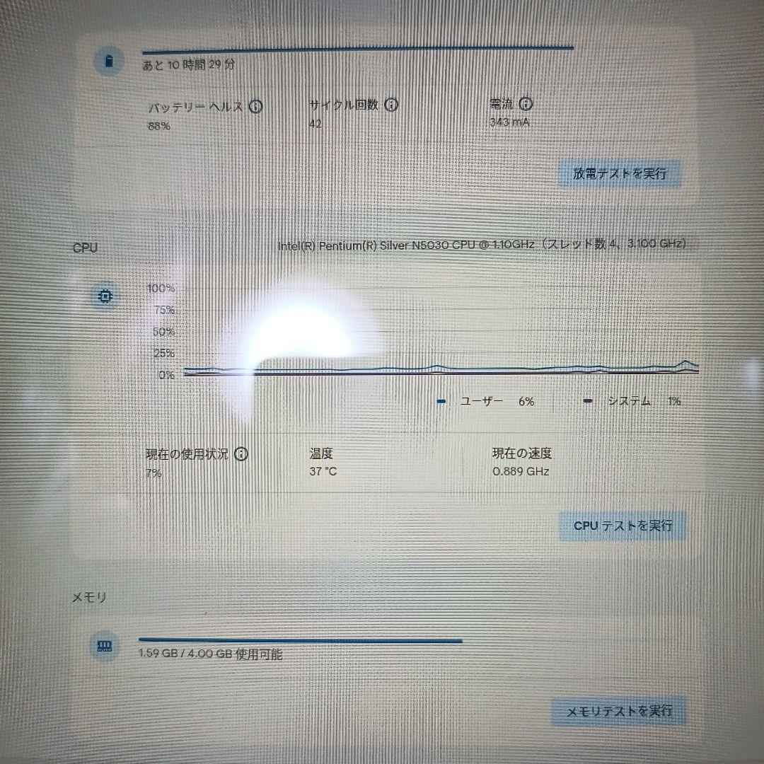 HP Chromebook 本体 ホワイト