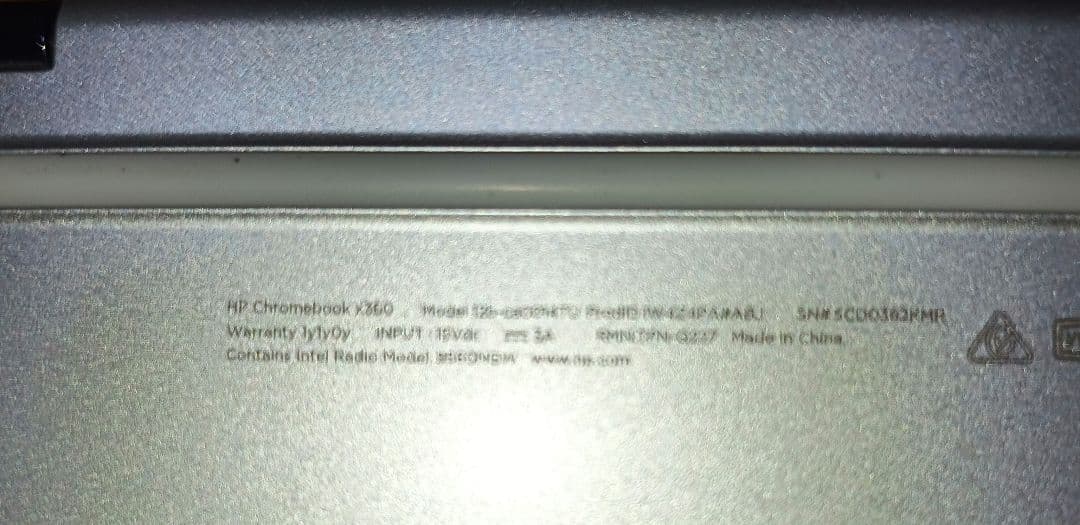 HP Chromebook 本体 ホワイト