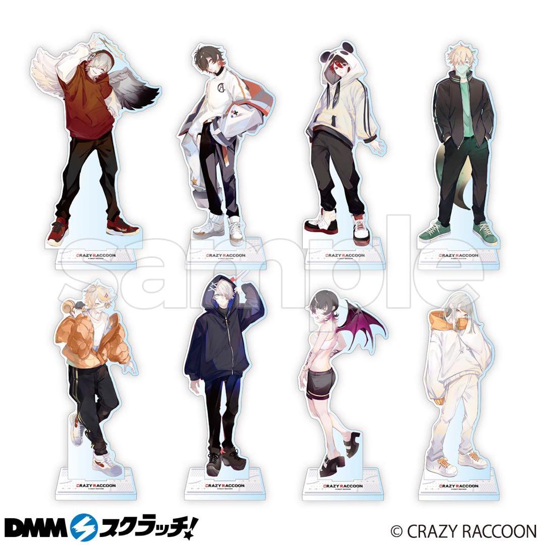 CRAZY RACCOON だるまいずごっど アクリルスタンドコースターセット