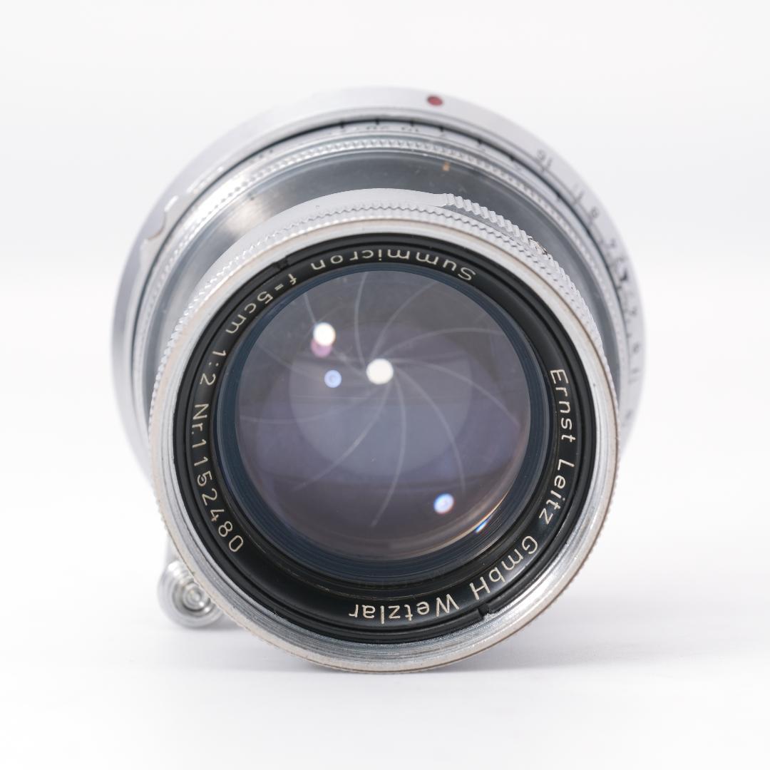 Leica Summicron 5cm F2 沈胴式 Mマウント