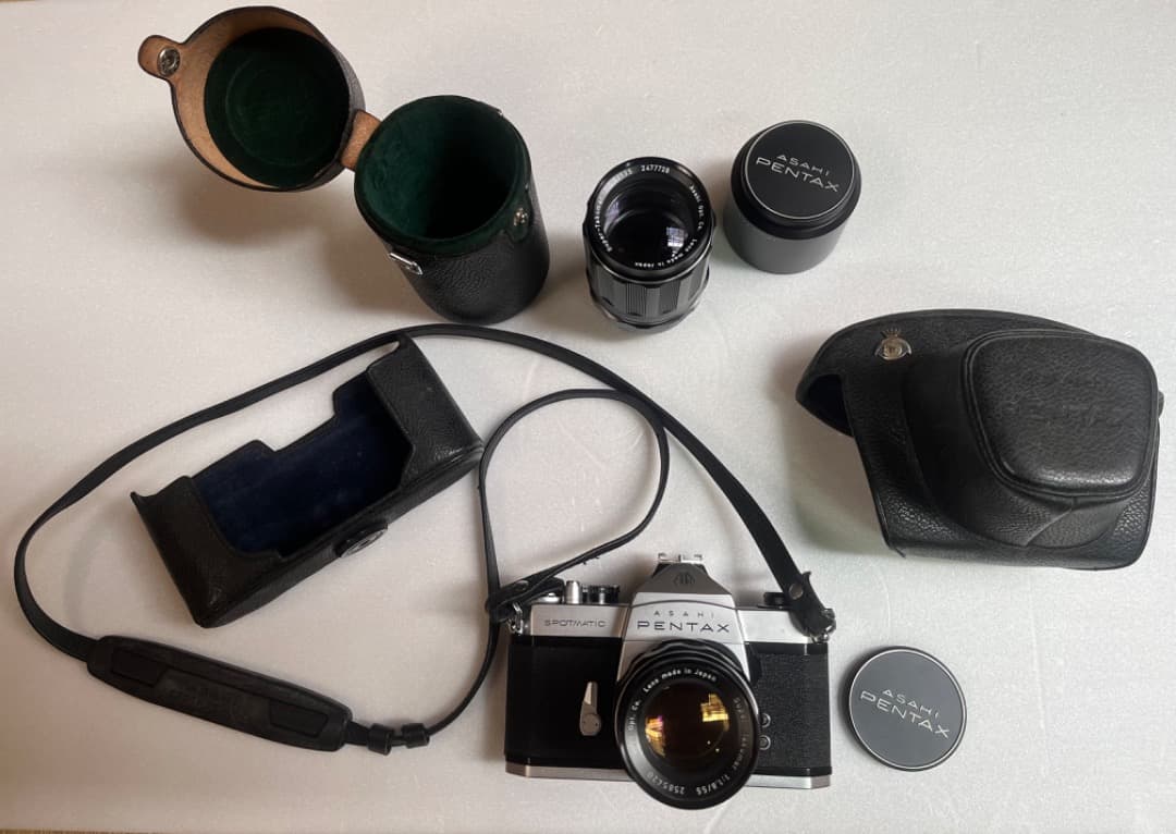 ASAHI PENTAX SPOTMATIC SP フィルムカメラ　レンズ付き PENTAX SP（SPOTMATIC）の使い方【フィルムカメラ初心者にオススメ